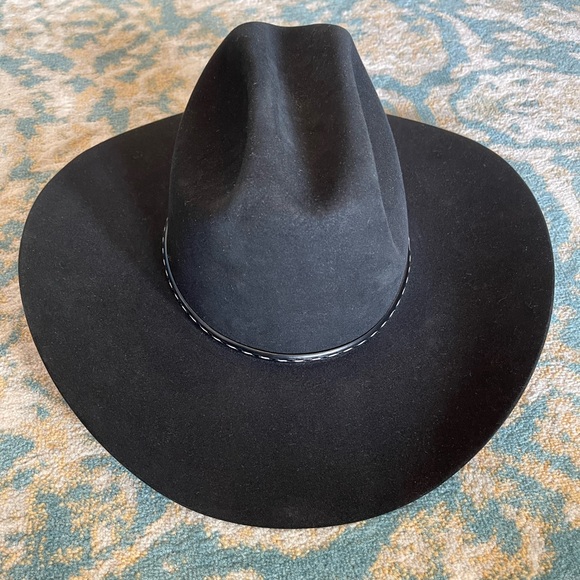 Resistol Black 4in Brim Cowboy Hat - Picture 1 of 8